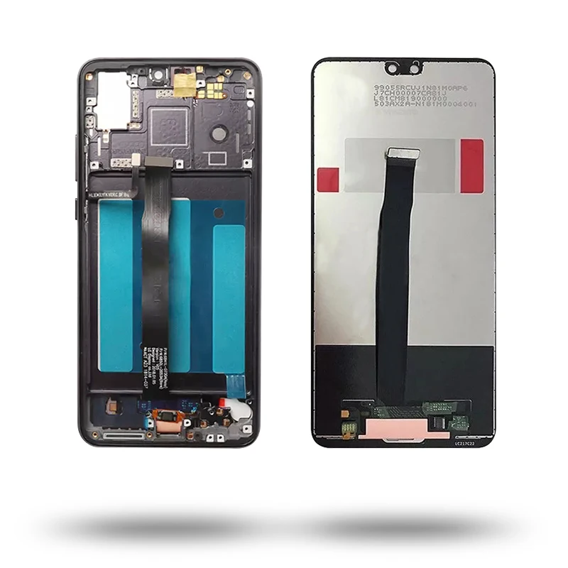 

P20 Original For HUAWEI P20 EML-L29 EML-L22 EML-L09 LCD Display Touch Screen Digitizer Replacement Assembly Parts With Frame
