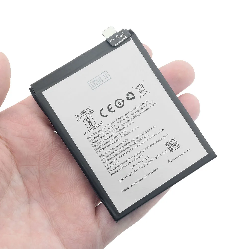 3400mah BLP633 Rechargeable Lithium Li-Po high quality Phone battery BLP-633 blp 633 for oneplus 3t one plus 3t replacement