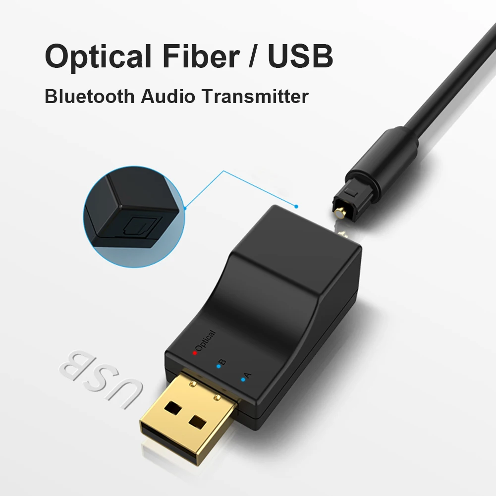 SW03 USB Bluetooth kompatibel Audio Sender Digital Optical Toslink Wireless Audio Adapter für