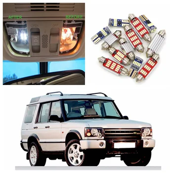 

13pcs Car LED light canbus bulb lamp for Land Rover Discovery 1999 2000 2001 2002 2003 2004 Map Dome Door License Plate Light