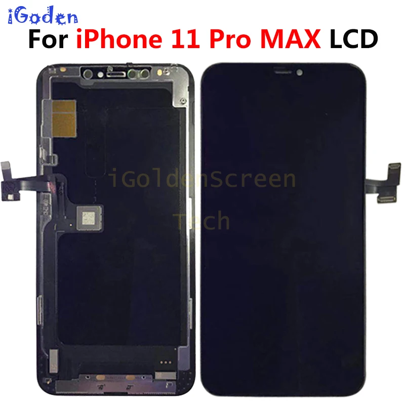 Для iPhone 11 Pro max lcd дисплей кодирующий преобразователь сенсорного экрана в сборе запасные части для iPhone 11 Pro max lcd