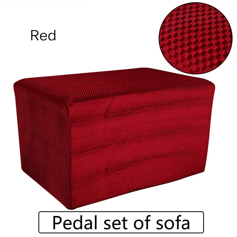 Растягивающийся чехол для кресла, Pedales, чехлы на диванную подушку для гостиной, защитный чехол для мебели - Цвет: red