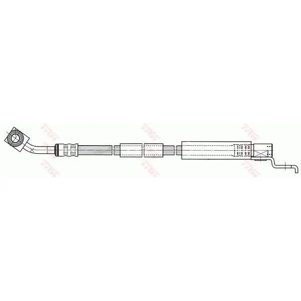 Шланг тормозной JEEP CHEROKEE/GRAND CHEROKEE 88-01/WRANLER 96-07 |
