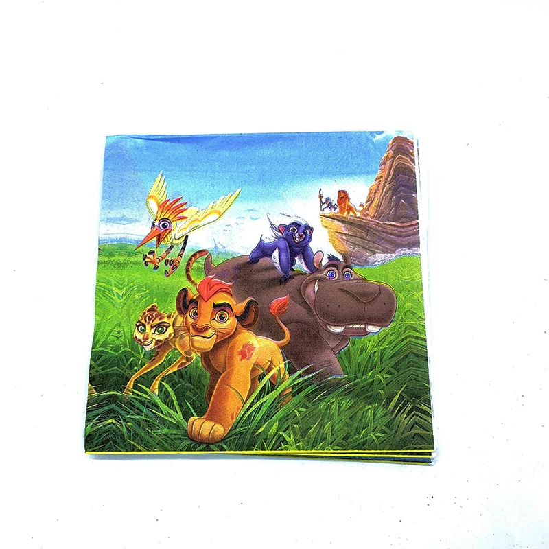 Лев Король День Рождения Бумажные Тарелки стаканчики сувениры Simba тема детские украшения на день рождения