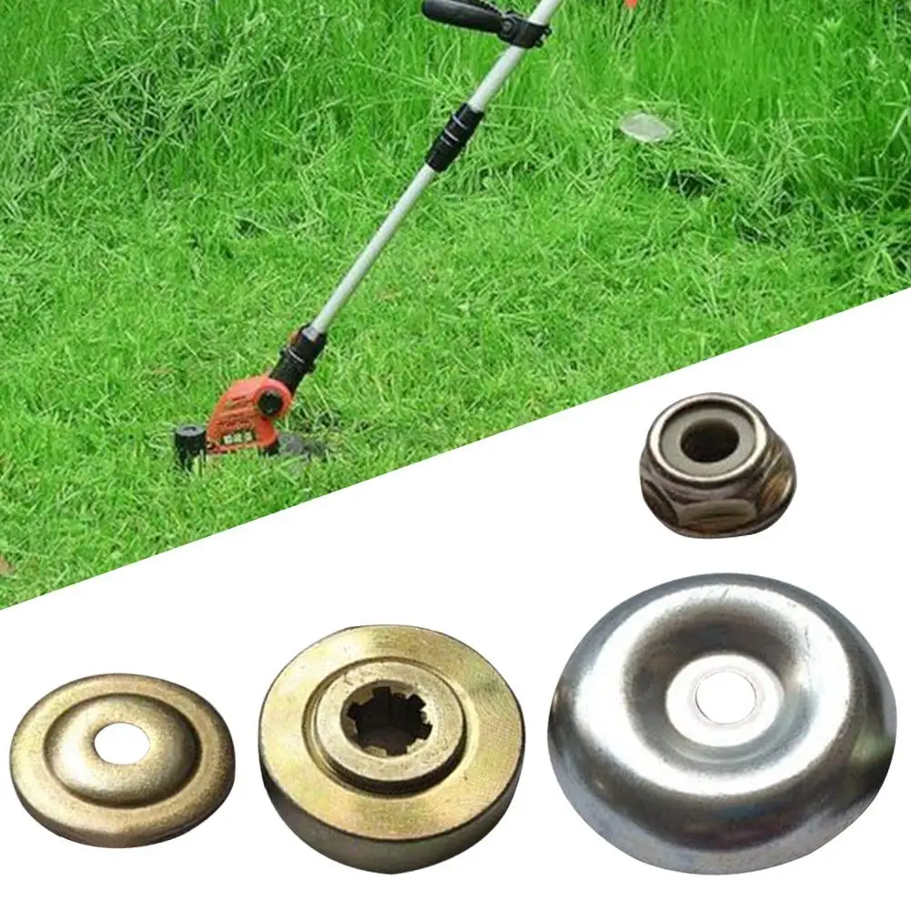 

Lawnmower Blade Adapter Nut Fixing Kit Universal Lawnmower Metal Gearbox Blade Replacement Accessories for Trimmer Brush Cutter
