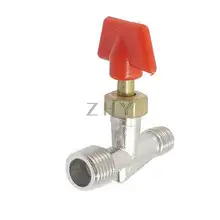 Серебряный тон металла 1/" PT x 1/4" PT соединение трубы газовый клапан Hpbkd