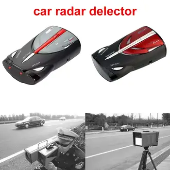 

360 Degree Car Speed Detector LED Display Accurate Detection Speedometer Voice Alert Device English Russian Switchable
