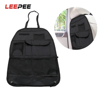 

LEEPEE Drink Tissue Phone Holder Multi-Pocket Hanging Container Car Seat Back Organizer Car Seat Storage Bag