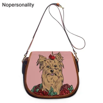 

Nopersonality Animal Pattern Crossbody Bag for Women Female Yorkshire Terrier Printed Shoulder Bags Ladies Hasp Messenger Bag