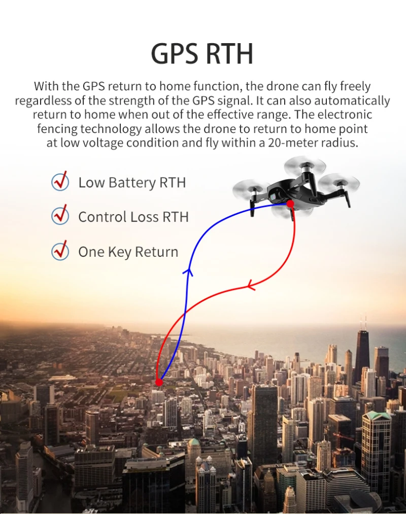 Бесщеточный 3 оси стабилизирующая подвеска gps следить за мной Умный складной Wi-Fi FPV RC Дрон 5G 1080P камера gps Waypoint Flight Quadcopter
