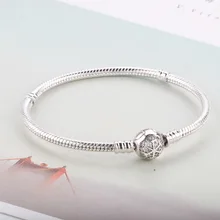 Настоящий 925 Серебряный браслет для женщин не синтетический Argent 925 Bijoux Bizuteria драгоценный камень твердый 925 серебряный браслет пандора шармы серебро 925 серебряный браслет gümüş bileklik