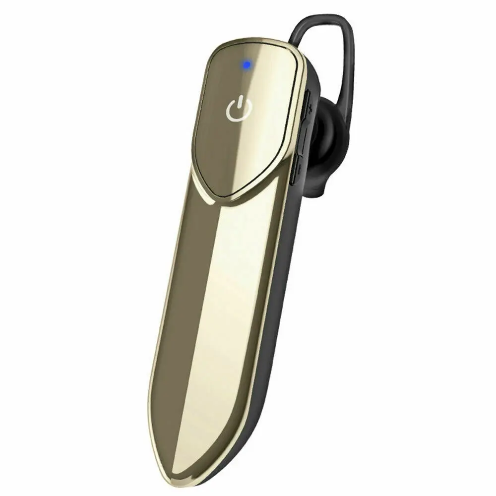 Золотой Беспроводные Bluetooth 4,2 наушники стерео водонепроницаемые наушники гарнитура ушные крючки вкладыши Handsfree - Цвет: Золотой