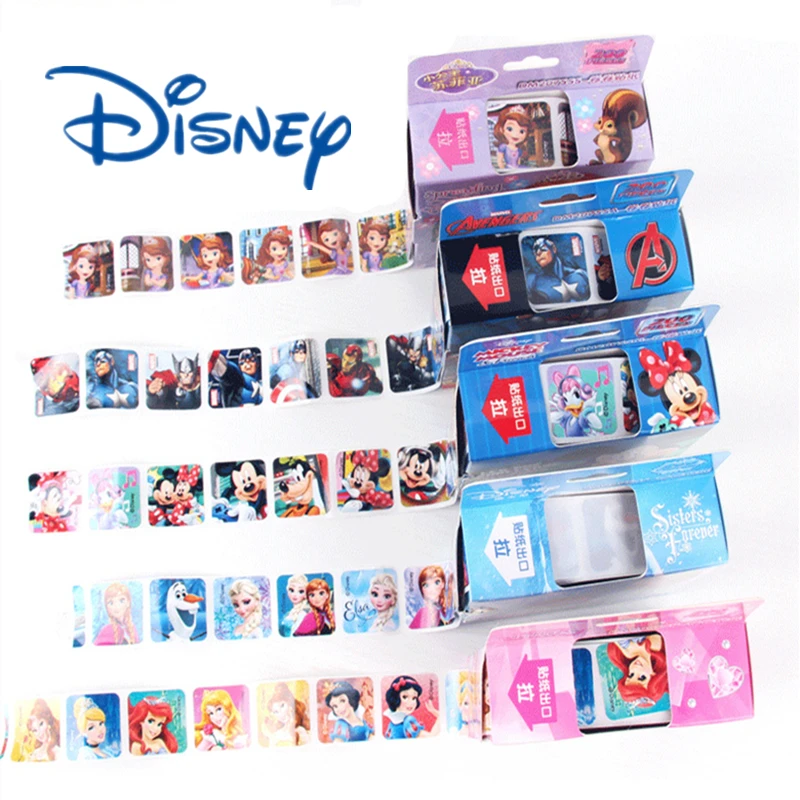 

200PCS/1 Box Disney Mickey Frozen Snow White Sophie Marvel Sticker Suitcase Bicycle Computer Skateboard Child Gift