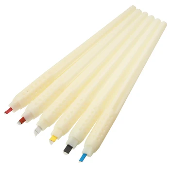 

7/9/12/14/17/U18Pin Disposable Microblading Pen Manual Eyebrow Tattoo Tebori Pen with Blade Accessories Tattoo Brow