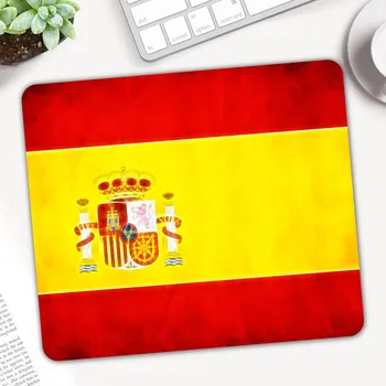 

Spanish Spain Flag Mouse Pad Gamer Anti-slip Rubber Pad Gaming Mousepad Keyboard Laptop Computer Mice Mouse PC Desk Mats