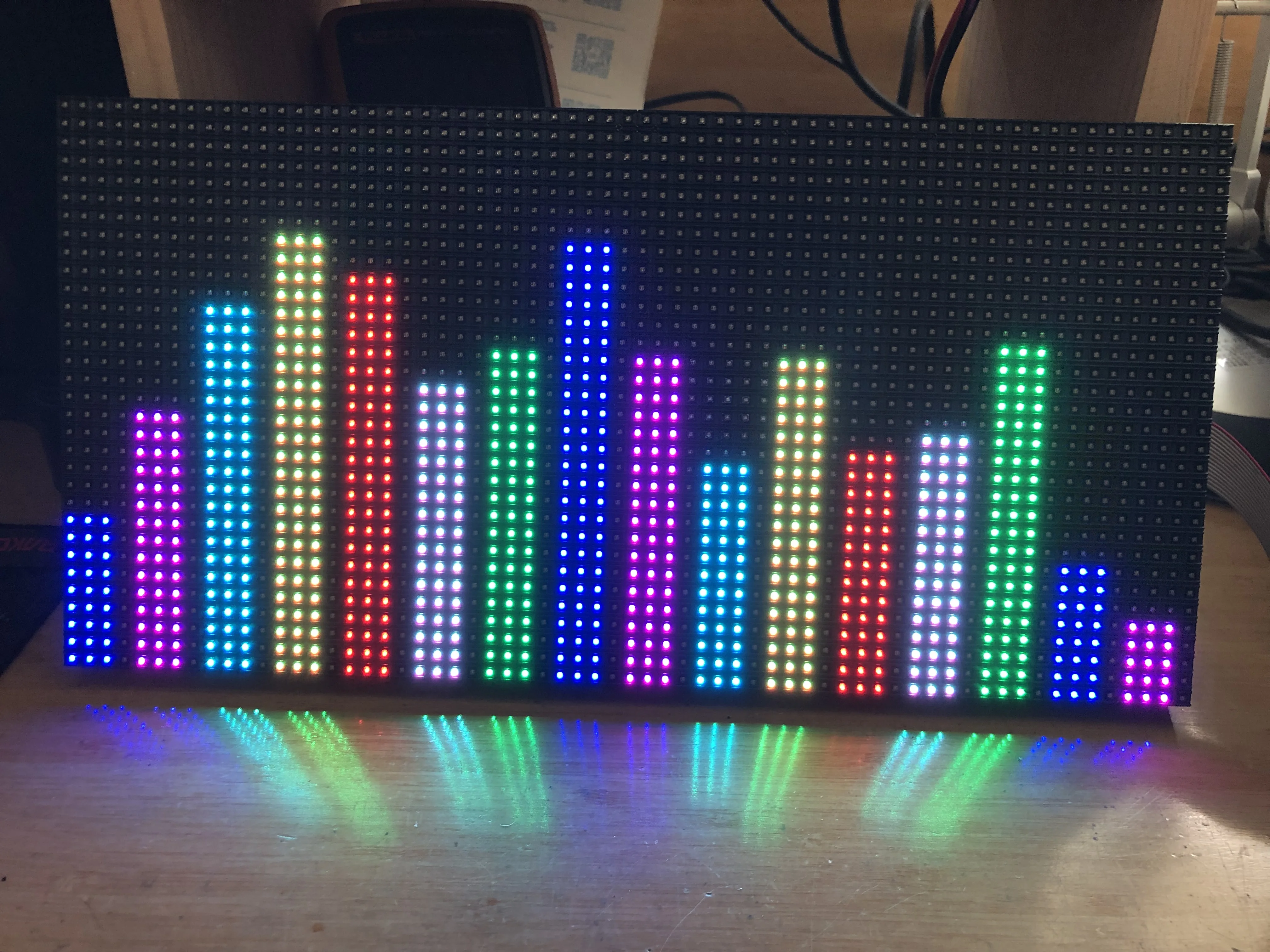 Visor Espectro Musical Rgb a Cores Luz Led Ponto As3264 - Image 5