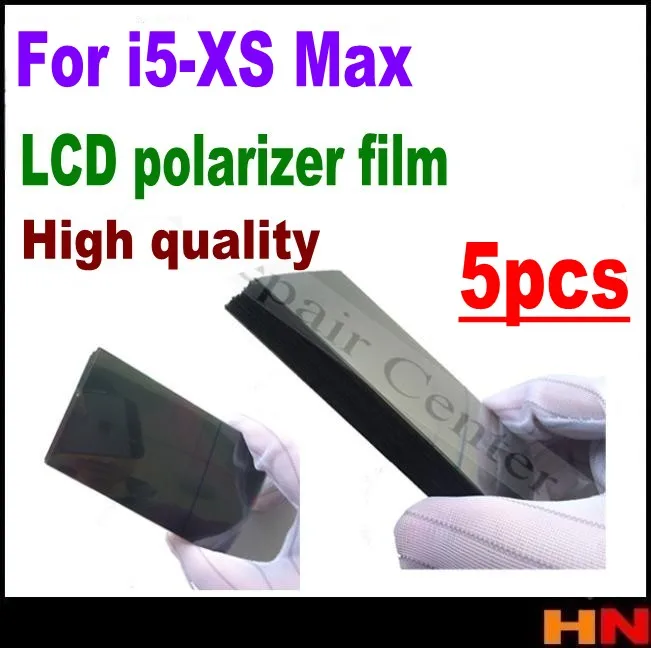 5 шт. ЖК-поляризатор пленка для iphone X XR XS MAX 5 6 6s 7 8 plus ЖК-фильтр поляризационная пленка
