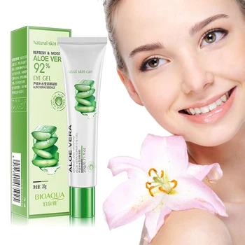 

BIOAQUA Aloe Vera Lighting Eyes Anti Wrinkle Eye Cream Anti-Puffiness Dark Anti-Aging Moisturizing Smoothing Care Eye TSLM1