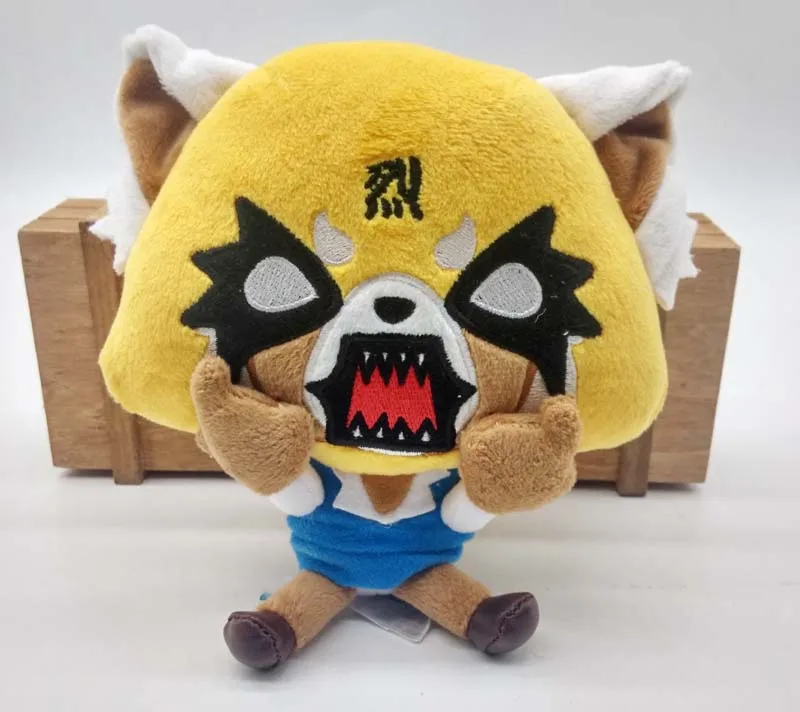 AGGRETSUKO Aggressive Retsuko Plush Doll (S) Death Metal Anime Manga aggretsuko aggressive retsuko death metal graphic cartoon print shopping bags girls fashion casual pacakge hand bag