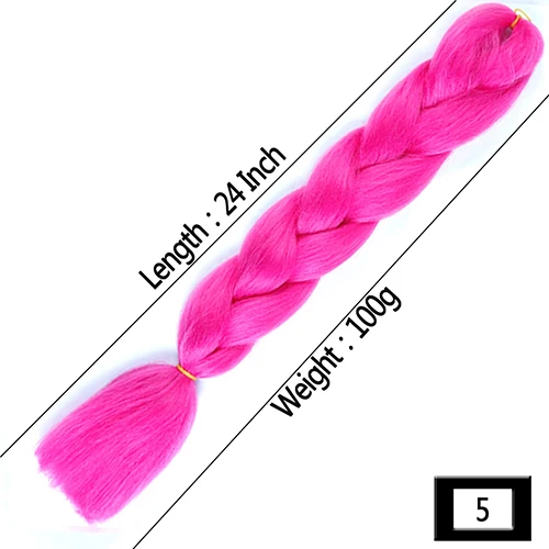 DIFEI 100 г/упак. цветные афро-омбре растягивающиеся плетеные волосы для наращивания, синтетические огромные вязанные крючком волосы косички для черных женщин - Цвет: 4/27HL