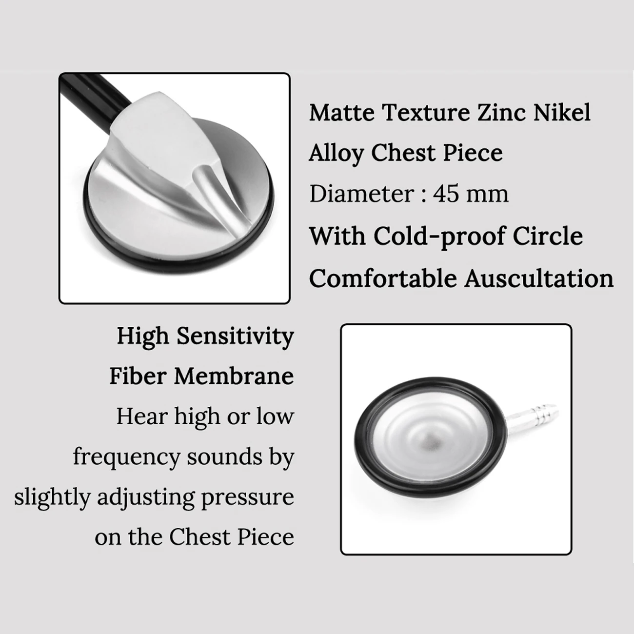 Medical Stethoscope Professional Heart Lung Cardiology Stethoscope Doctor Nurse Student Equipment Device