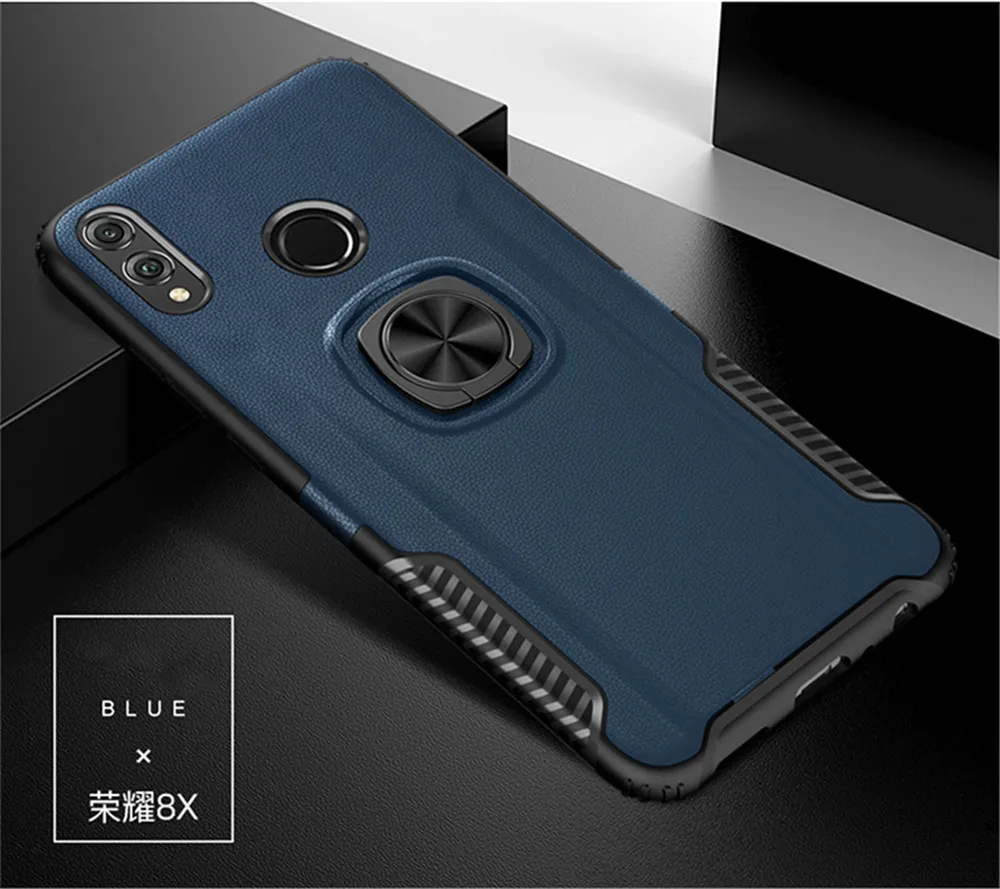 Противоударный чехол для huawei Honor 8S 8A 7A 9X Pro 8X Max 7X двухслойный Гибридный чехол с магнитным кольцом для huawei Honor 9 8 7 X S A