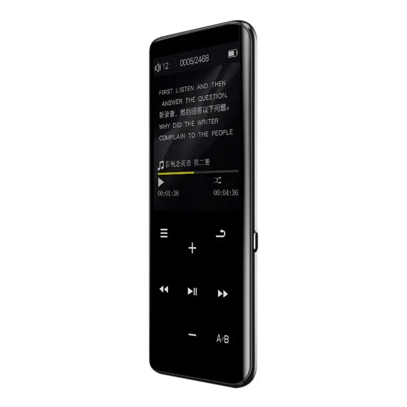 Модный портативный Bluetooth MP4 плеер сенсорный экран FM Радио Видео TF карта рекордер ручка фильм Mp3 Mp4 плеер 16 ГБ 8 ГБ