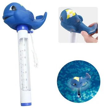 

For Outdoor/indoor Spa Swimming Pools Spas Tubs Pool Water Thermometer Tool Cute Animal Floating Pool Thermometer 20AUG10