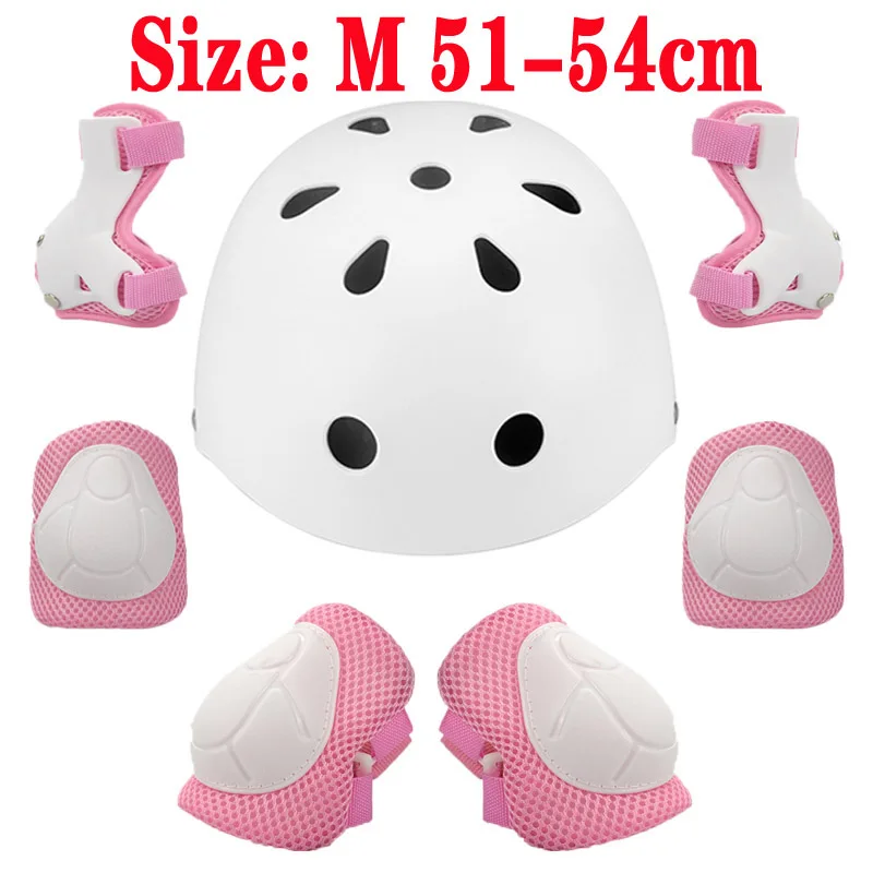 Children Bike Helmet Skateboard Skating Cycling Riding Kids Bicycle Helmet Ciclismo Casco  Protective Knee Pads