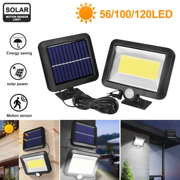 

COB 100LED Solar Lamp Motion Sensor Waterproof Outdoor Path Night Lighting Support Dropshipping Hot