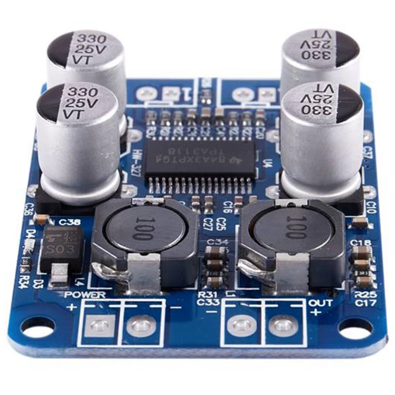 10Pcs TPA3118 PBTL Mono Digital Amplifier Board 1X60W 12V 24V POWER AMP