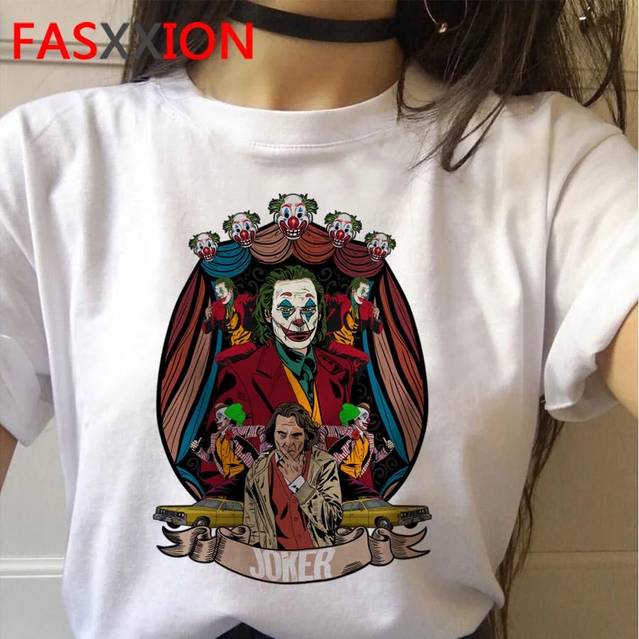 Джокер футболка женская футболка Ромео топы размера плюс уличная Рождественская графическая футболка - Цвет: 9012