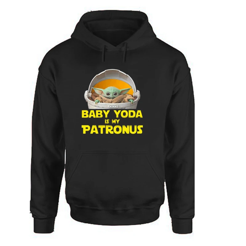 

Baby Yoda Christmas Sweatshirt Casual Streetwear Clothes Women Korean Plus Size 2019 Festival Clothing Print