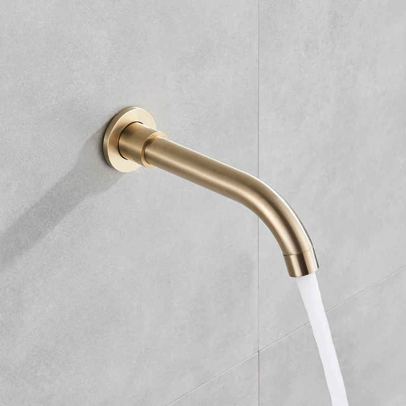 Quyanre Brushed Gold Shower Faucets Set Rainfall Shower System Concealed Hot Cold Water Mixer Tap Bathroom Round Faucet bathroom shower faucet set bathroom faucet