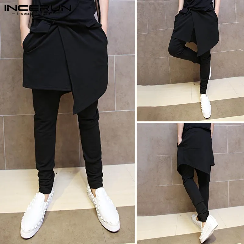 

2020 Mens Big Pockets Ankel Cargo Pants Male Spring Streetwear Overalls Sweatpants Man Black Harem Pant Male Linen Trousers 5XL
