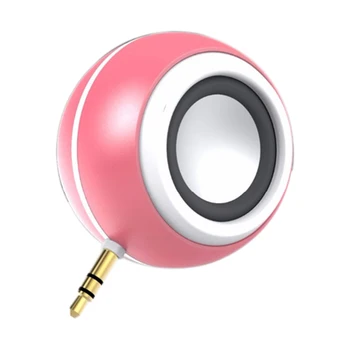 

2 In 1 3.5Mm Plug Led Dimmable Selfie Light Spotlight Beauty Speaker(Pink)
