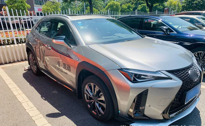 Горячая крыша стойки Продольный брус крыши для Lexus UX UX200 UX250h UX260h алюминиевый сплав вместо пластика, никогда не выцветает навсегда, стиль