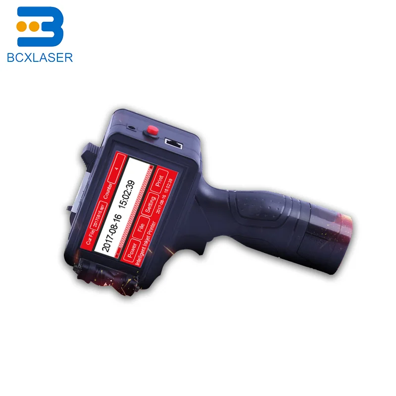 

Handheld Inkjet Printer Mobile Industrial Portable Jet for Logo/ Expiry Date/ Serial Number/Label/Barcode/QR/Batch Code Printers