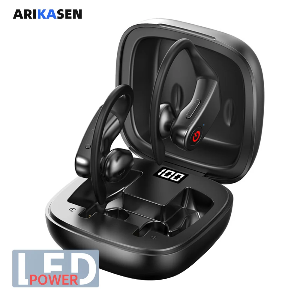 Arikasen B10 Bluetooth наушники со светодиодным дисплеем беспроводные наушник TWS