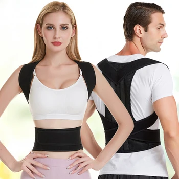 

Posture Corrector for Men and Women Back Support Bar Brace Corrector Stop Slouching and Hunching Adjustable Back Trainer