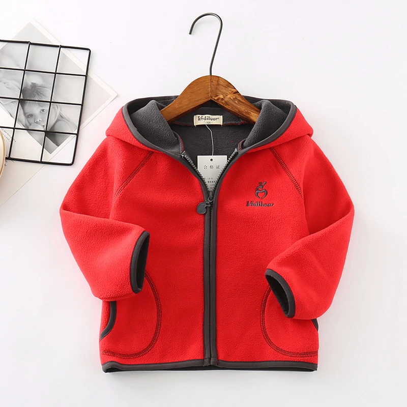 Promo  R&Z 2018 New Fashion Spring And Autumn And The Wind PU Leather Leather Coat Baby Boys And Girls Sho