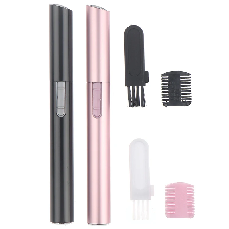 Practical Electric Face Eyebrow Scissors Hair Trimmer Mini Portable Women Body Shaver Remover Blade Razor Epilator 2 Colors 2