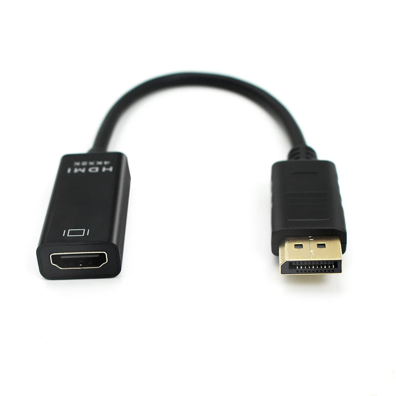 Адаптер DP к HDMI display port Мужской женскому кабель конвертер адаптер для проектора