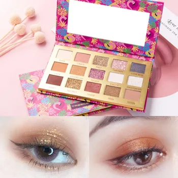 

15 Colors Eyeshadow Palette Giliter Waterproof Shimmer Eye Shadow Powder Pallete Cosmetics Matt Shinning Eye Shadow Palette New