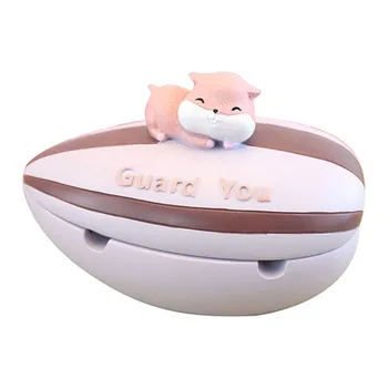 

Creative Resin Ashtrays With Lid Desktop Decorative Ash Trays Pink