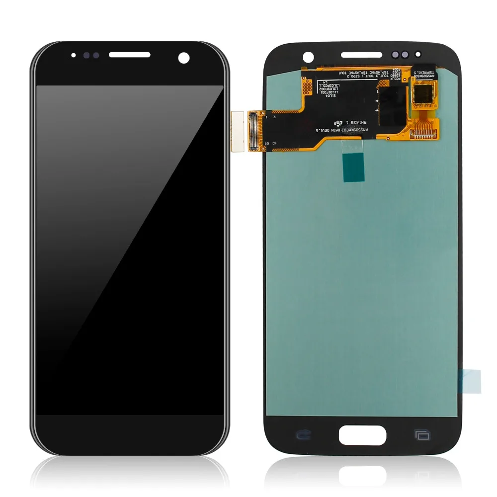 1 шт для samsung Galaxy S7 G930 SM-G930P SM-G930V SM-G930A SM-G930T ЖК-дисплей Дисплей Сенсорный экран планшета Стекло сборка бесплатные инструменты
