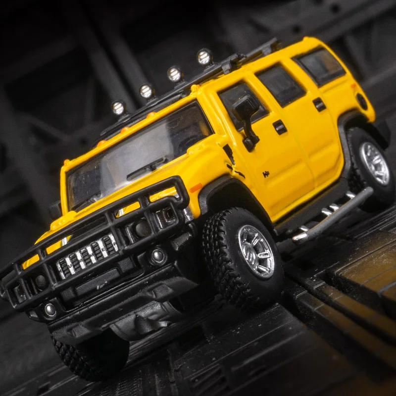 1:64 имитация Hummer H2 сплав off-модель дорожного транспортного средства мини
