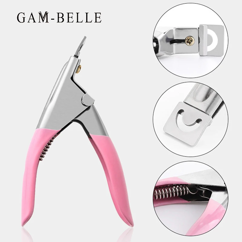 GAM BELLE Fake Nail Cutter Professional Nail Straight Edge Acrylic Nail