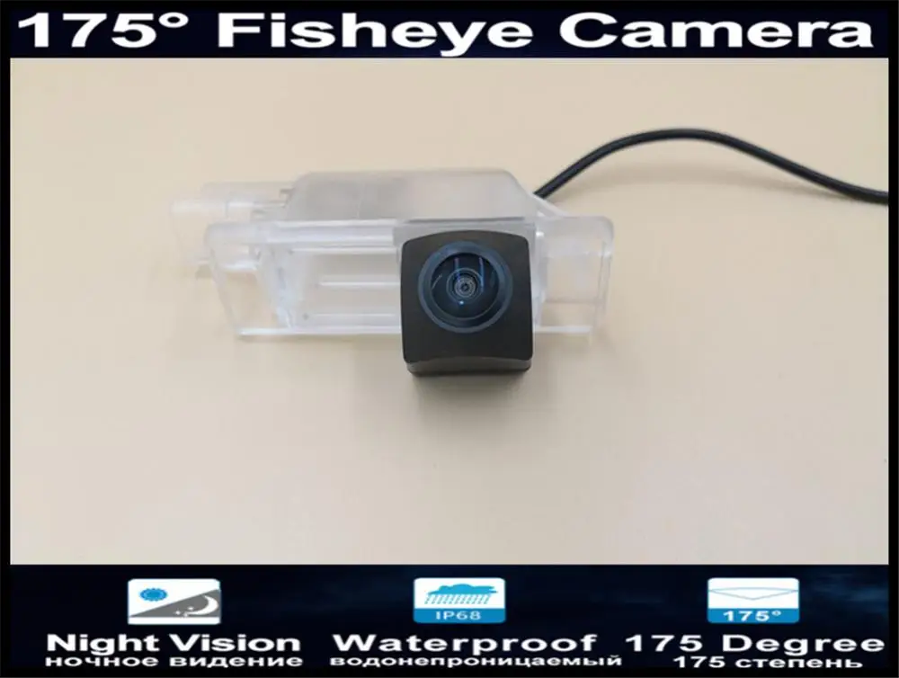 camera only 1080P рыбий глаз 175 градусов CCD Startlight Автомобильная камера заднего вида для peugeot 301 308 408 508 Водонепроницаемая Автомобильная камера заднего вида - Название цвета: camera only