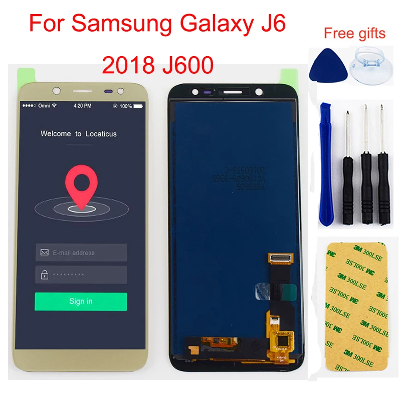 ЖК дисплей J6 2018 для Samsung Galaxy J600 экран J600F/DS J600G/DS J600F с сенсорным экраном в